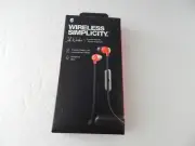 Skullcandy Jib Bluetooth Wireless Earbuds w/Microphone Red/Black