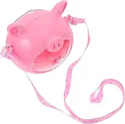 Piggy-Shaped Mini Cage for Hamsters Portable Rabbit Carrier Small Animal Travel Cage Mice Carrier Guinea Pig Bag Easy Ventilation Comfortable for Travel