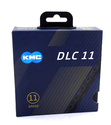 KMC DLC11 Chain - 11-Speed, 118 Links, Black