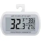 Waterproof Digital Refrigerator Thermometer Large LCD, Freezer Room Thermometer