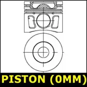 Piston Fits JAGUAR X-TYPE Opt2/2 No Oversize 2.2 QJBA X400 00083KP