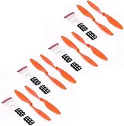8pcs 1045 10x45 Propeller Prop CW CCW Blade, for DJI, F450 F550 RC DIY Camera Drone Parts A2212 KV1000 Motor Well Balanced Drone Propeller kit(Orange)
