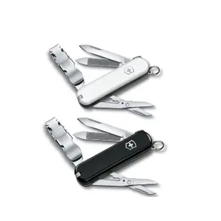 【VICTORINOX 瑞士維氏】瑞士刀 NailClip 580 65mm 白/黑(0.6463.3 / 0.6463.7)