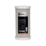 Puretec EC95LD1 Extruded Carbon Large Diameter Cartridge 10 Inch 0.5Um