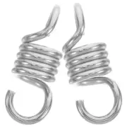 2 Pcs Stainless Steel Hammock Spring Swing Suspension Fittings Cradle Springs