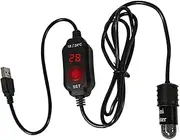 Small Submersible Aquarium Heater, 10W Mini Aquarium Heater with Digital Display Thermostat, Temperature Adjustable 5V/2A USB Powered Super Mini Turtle Heater Safe Tank Heater for 1 to 5L Tanks