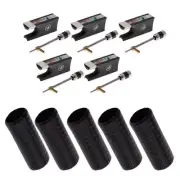 CELLO Repair tools Ebony Bow Frog Bow Shaft Grip Sleeve 10pc 1/4 1/2 3/4 4/4 NEW