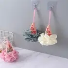 Ice Cream Loofah Sponge Bath Puff Soft Ball Body Exfoliate Wash Shower Spong _we