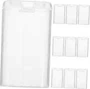TEHAUX 10pcs Battery Storage Cases Durable Plastic Battery Organizers with Slots for Compact Storage Easy to Clean for Electronic Accessories Lightweight and Space Saving Design