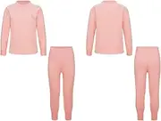 [iiniim] Base Layer Long Johns Set for Boys Girls Warm T-Shirt and Leggings 2 Piece Thermal Underwear Set 2-16 Years