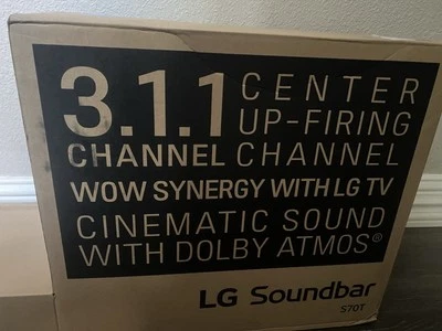 S70TY LG Soundbar for TV with Dolby Atmos® 3.1.1 channel