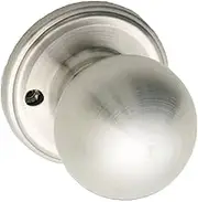 Copper Creek BK2090SS Ball Door Knob, Dummy Function, 1 Pack, in Satin Stainless