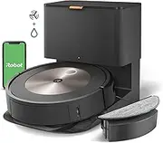 iRobot Roomba Combo j5+ Self-Emptying Robot Vacuum & Mop – Identifies and Avoids Obstacles Like Pet Waste & Cords, Empties Itself for 60 Days, Clean by Room with Smart Mapping, Alexa​