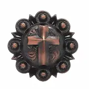 Cross Berry Concho Copper All Metal 1" 1736-10