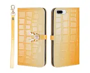 For iPhone 7 Plus/8 Plus Cover Wallet - Yellow
