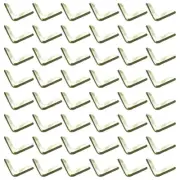 100 Pcs Metal Corner Protectors Photo Guards Corners for Scrap Book