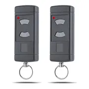 2-Pack Garage Door Manual Transmitter for HSE2-40, HS4-40, HSM4-40, 40.685 MHz Garage Remote Compatible Gray