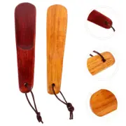 2 Pcs Shoehorn Elder Portable for Sock Helper Put on Handle
