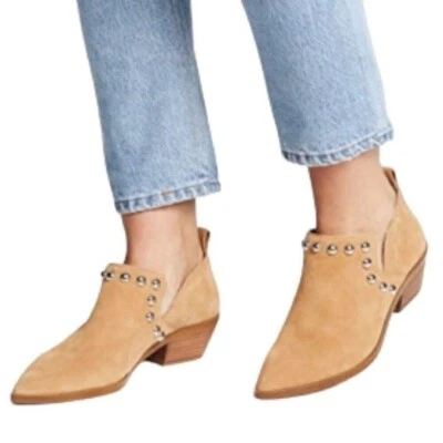 Rebecca Minkoff Katen Studded Suede Heel Bootie size 11