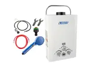 Kings Portable Gas Hot Water System - Camping Shower Water Heater - Tankless