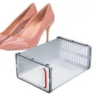 Shoe Storage Box Ventilation Hole Space Saving Transparent Shoes Storage
