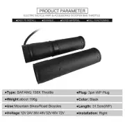 Right Side Control Reliable Halftwist Throttle for Bafang Ebikes Models