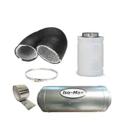 Can-Lite 1000 Ventilation Kit - 8" Iso Max-Fan + Duct