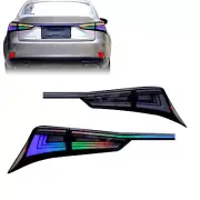 HC RGB LED Tail Light For Lexus IS250 300H 350 F 2014-2020 Sequential Rear Lamps