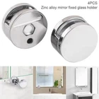 4pcs Fixed Fitting Glass Mirror Clamp Glass Shelf Support Advertising Plate