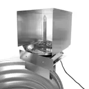 Outdoor Vertical Rotisserie & Firepit ring attachment Gyros, Shawarma, Al Pastor