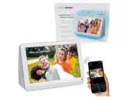 Photoshare My Luma LED 7” White Lightning WiFi Smart Photo/Video Frame