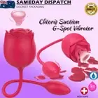 S-HANDE Suction Vibrator Clitoris GSpot 2in1 Love Egg Anal Vagina Adult Sex Toy