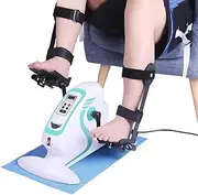 Motorised Pedal Exerciser Electric Mini Exercise Bike,Portable Home Office Leg Arm Foot Cycle Bike with LED Display