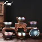 建陽純手工制作藍麒麟建盞茶杯主人杯家用麒麟建盞品茗杯茶碗