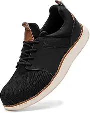[CLOAKA] Safety Shoes Men's Work Shoes Steel Cap Shoes Lightweight Slip On Shoes Breathable with Steel Toe Cap Leisure Shoes Safety Shoes for Men