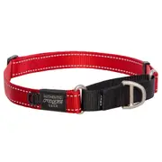 Rogz Control Non-Slip Dog Safety Collar Web Red - 4 Sizes