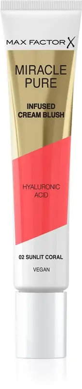Max Factor Miracle Pure Infused Blush in cream 15 ml 02 Sunlit Coral