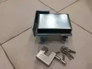 Shipping Container Bolt on Locking Case/Box/Padlock Combo .