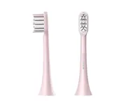 Electric Toothbrush Heads for SOOCAS X3 Foodgrade Bristle Replacement Tooth Brush Head Nozzles with Anti-dust Cap - 2pink