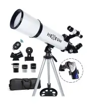 Telescope 80mm Aperture 600mm - Astronomical Portable Refracting Telescope Fu...