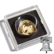 MAGNICAP 2x2 Coin Holder Mexico 1/10oz Silver Libertad Capsule Magnifier 20mm