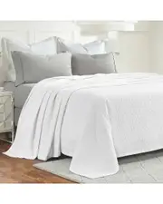 Superior Jena Cotton Textured Chevron Lightweight Woven Blanket