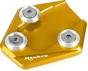 WOODEY Motorcycle Kickstand Side Stand Enlarge Extension for GROM 125 MSX125 GROM 2013-2023 GROM MSX Monkey 125 Monkey 125 19-23
