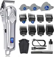 Limural Hair Clippers for Men, Professional Hair Cutting Kit Beard Trimmer Mens Clipper Set, Rechargeable for Barbers Cordless & Corded Grooming