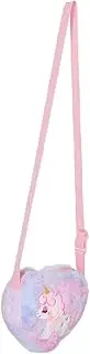 [TEMPNAP] Girls Unicorn Crossbody Bag Soft Plush Backpack Purse for Little Girls