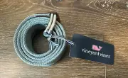 NWT Vineyard Vines Men's SOLID CANVAS D RING BELT Small S Retail $68