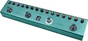 Mingzhe Guitar Multi Effects Pedal 3 Band Equalizers XLR Balanced Output 3 Delays 3 Reverbs Guitar Effects Pedal BT Connection Type-C Rechargeable for Electric Guitar