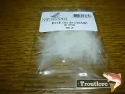 NATURES SPIRIT WHITE CUL DE CANARD CDC - NEW FLY TYING FEATHERS