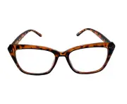 Betsey Johnson Reading Glasses Large Square Frame Leopard Readers +1.50