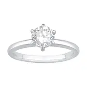Bevilles 1/2ct Laboratory Grown Diamond Solitaire Ring in 18kt White Gold